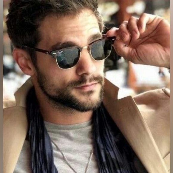 Model Display RayBan Clubmaster Green G15 RB3016 Tortoise - Picture 16 of 16